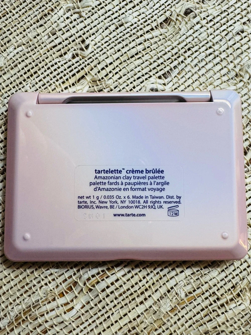 Tarte Tartelette Crème Brûlée Amazonian Clay Travel Eyeshadow Palette